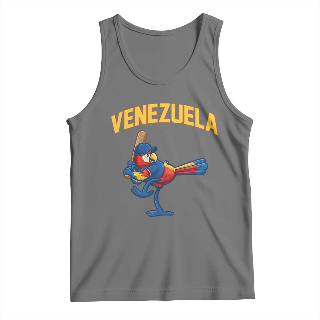 Venezuela Baseball Macaw Batter Tank Top Ara Macao Guacamaya Venezuelan Pride