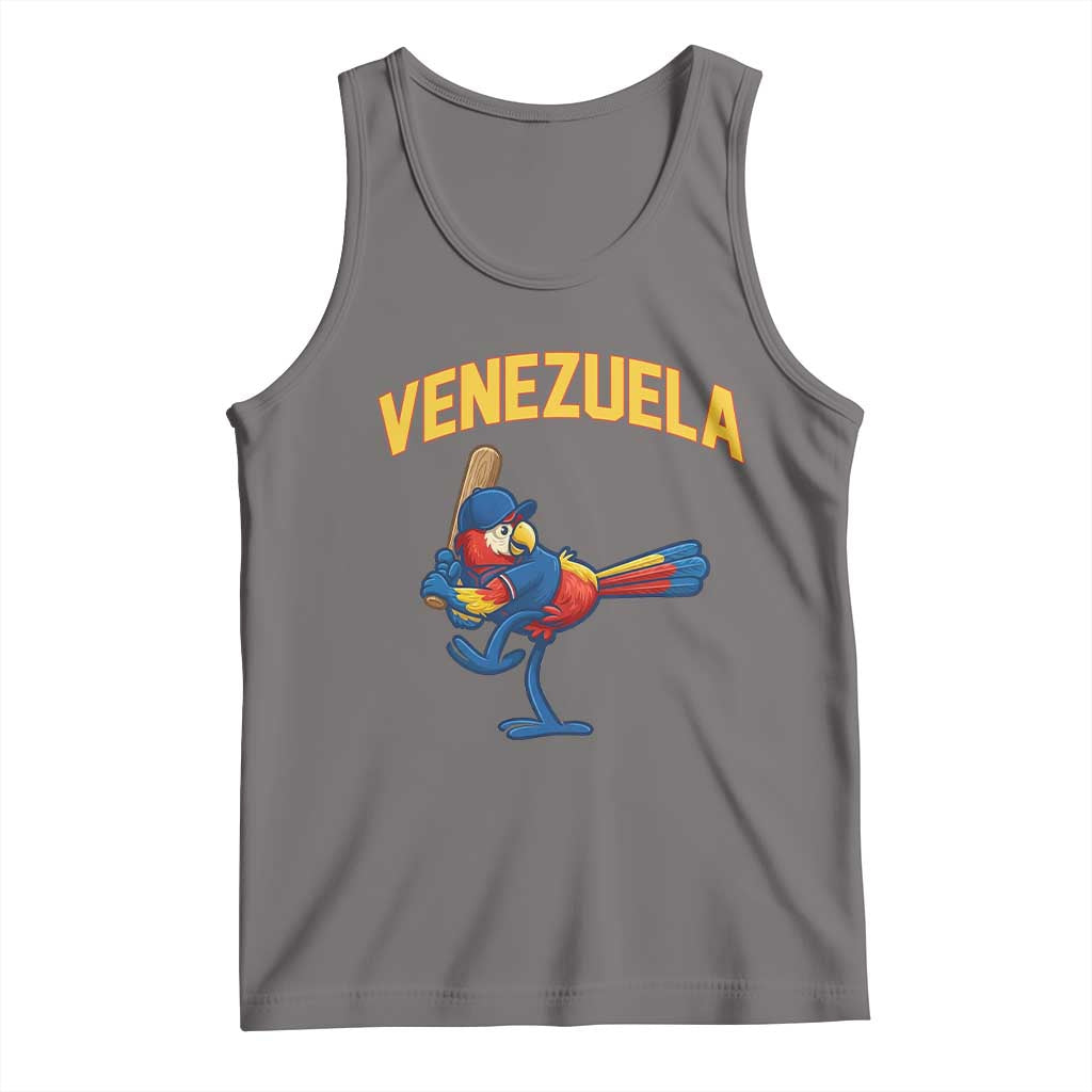 Venezuela Baseball Macaw Batter Tank Top Ara Macao Guacamaya Venezuelan Pride