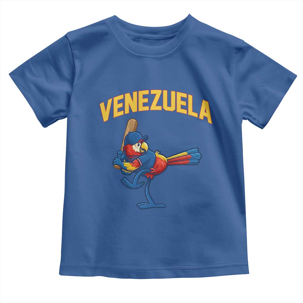 Venezuela Baseball Macaw Batter Toddler T Shirt Ara Macao Guacamaya Venezuelan Pride