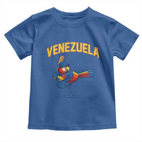 Venezuela Baseball Macaw Batter Toddler T Shirt Ara Macao Guacamaya Venezuelan Pride