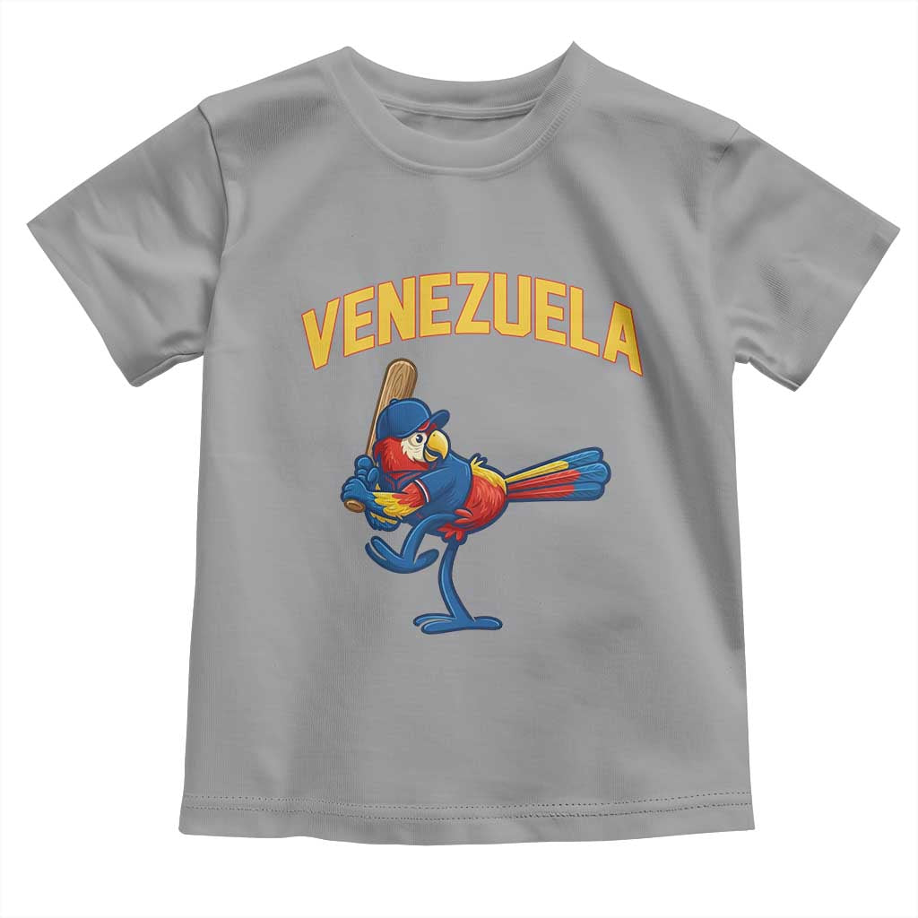 Venezuela Baseball Macaw Batter Toddler T Shirt Ara Macao Guacamaya Venezuelan Pride