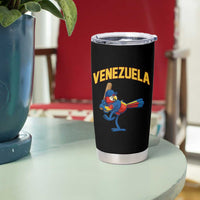 Venezuela Baseball Macaw Batter Tumbler Cup Ara Macao Guacamaya Venezuelan Pride