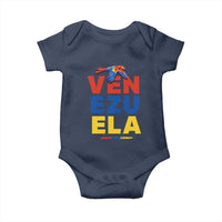 Venezuela Pride Flying Scarlet Macaw Baby Onesie Ara Macao Guacamaya Venezuelan Pride Tropical Bird