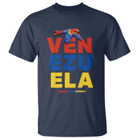 Venezuela Pride Flying Scarlet Macaw T Shirt Ara Macao Guacamaya Venezuelan Pride Tropical Bird