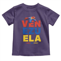 Venezuela Pride Flying Scarlet Macaw Toddler T Shirt Ara Macao Guacamaya Venezuelan Pride Tropical Bird