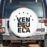 Venezuela Pride Flying Macaw Spare Tire Cover Ara Macao Guacamaya Venezuelan Pride Tropical Bird