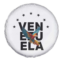 Venezuela Pride Flying Macaw Spare Tire Cover Ara Macao Guacamaya Venezuelan Pride Tropical Bird
