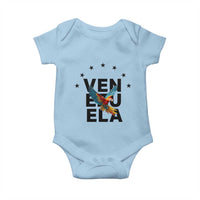 Venezuela Pride Flying Macaw Baby Onesie Ara Macao Guacamaya Venezuelan Pride Tropical Bird