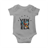 Venezuela Pride Flying Macaw Baby Onesie Ara Macao Guacamaya Venezuelan Pride Tropical Bird