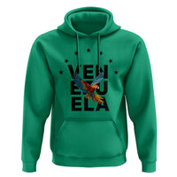 Venezuela Pride Flying Macaw Hoodie Ara Macao Guacamaya Venezuelan Pride Tropical Bird
