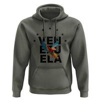 Venezuela Pride Flying Macaw Hoodie Ara Macao Guacamaya Venezuelan Pride Tropical Bird