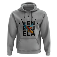 Venezuela Pride Flying Macaw Hoodie Ara Macao Guacamaya Venezuelan Pride Tropical Bird
