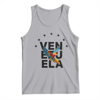 Venezuela Pride Flying Macaw Tank Top Ara Macao Guacamaya Venezuelan Pride Tropical Bird