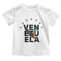 Venezuela Pride Flying Macaw Toddler T Shirt Ara Macao Guacamaya Venezuelan Pride Tropical Bird