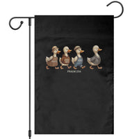 Funny Christian Psalm 23:6 Duck Pun Garden Flag Surely Goodness and Mercy Cute Bible Humor Gift