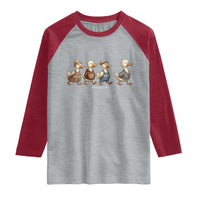 Funny Christian Psalm 23:6 Duck Pun Raglan Shirt Surely Goodness and Mercy Cute Bible Humor Gift