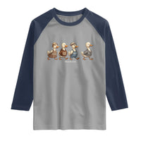 Funny Christian Psalm 23:6 Duck Pun Raglan Shirt Surely Goodness and Mercy Cute Bible Humor Gift