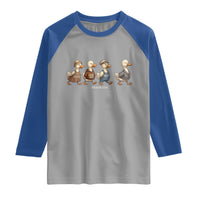 Funny Christian Psalm 23:6 Duck Pun Raglan Shirt Surely Goodness and Mercy Cute Bible Humor Gift