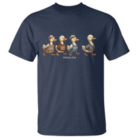 Funny Christian Psalm 23:6 Duck Pun T Shirt Surely Goodness and Mercy Cute Bible Humor Gift
