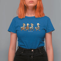Funny Christian Psalm 23:6 Duck Pun T Shirt For Women Surely Goodness and Mercy Cute Bible Humor Gift