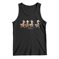 Funny Christian Psalm 23:6 Duck Pun Tank Top Surely Goodness and Mercy Cute Bible Humor Gift