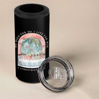 Christian Faith Last Supper Scripture 4 in 1 Can Cooler Tumbler He Died for Me So I Live for Him Corinthians 5:15 Inspiration