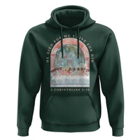 Christian Faith Last Supper Scripture Hoodie He Died for Me So I Live for Him Corinthians 5:15 Inspiration