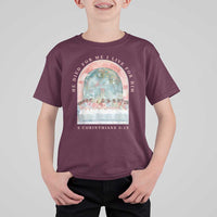 Christian Faith Last Supper Scripture T Shirt For Kid He Died for Me So I Live for Him Corinthians 5:15 Inspiration