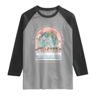 Christian Faith Last Supper Scripture Raglan Shirt He Died for Me So I Live for Him Corinthians 5:15 Inspiration