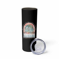 Christian Faith Last Supper Scripture Skinny Tumbler He Died for Me So I Live for Him Corinthians 5:15 Inspiration