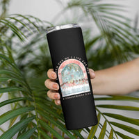 Christian Faith Last Supper Scripture Skinny Tumbler He Died for Me So I Live for Him Corinthians 5:15 Inspiration