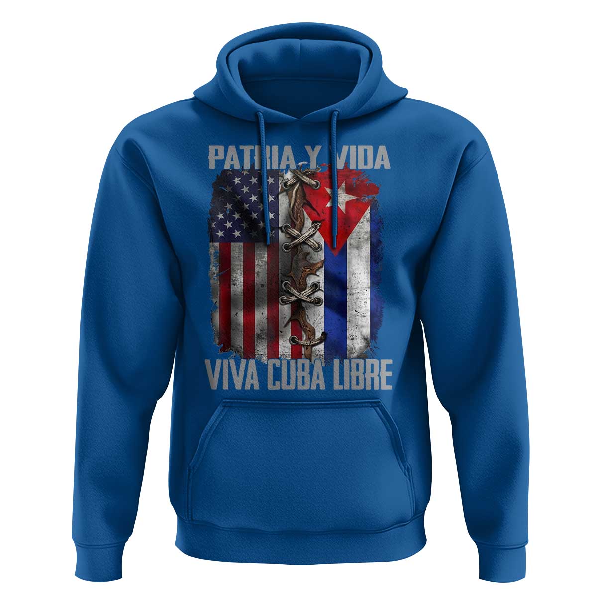 Patria y Vida Cuba Libre Freedom Hoodie Cuban Pride Independence USA Cuba Flag