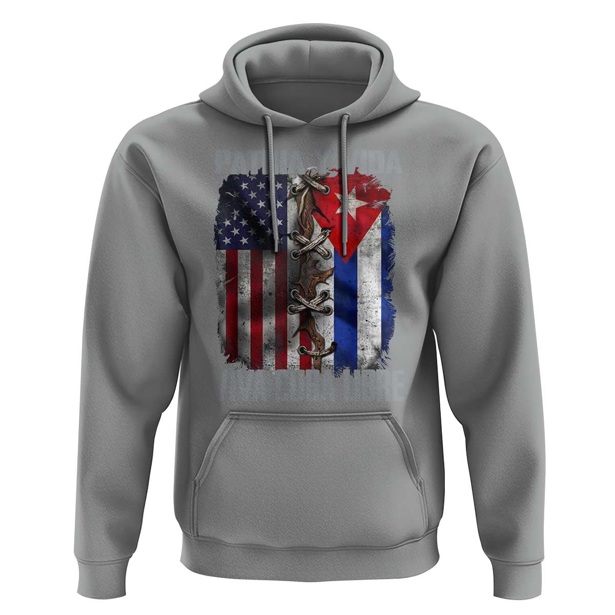 Patria y Vida Cuba Libre Freedom Hoodie Cuban Pride Independence USA Cuba Flag