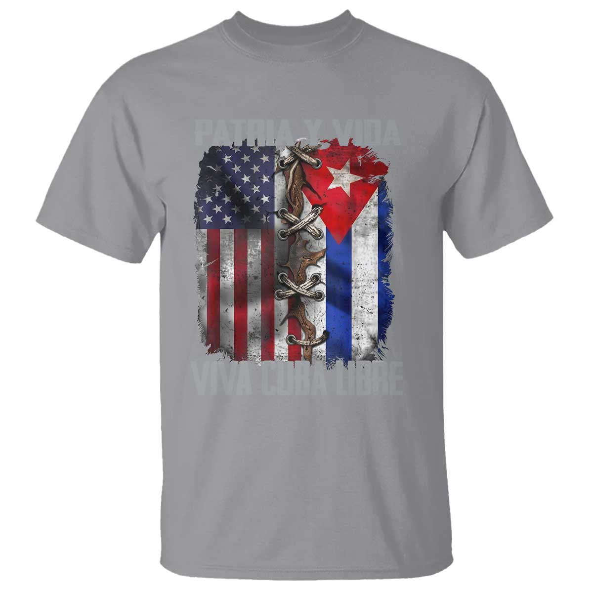 Patria y Vida Cuba Libre Freedom T Shirt Cuban Pride Independence USA Cuba Flag