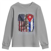 Patria y Vida Cuba Libre Freedom Youth Sweatshirt Cuban Pride Independence USA Cuba Flag