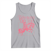 Cowboys Cry Too Tank Top Western Rodeo Cowgirl Cowboy Aesthetic Pink
