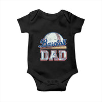 Baseball Dad Baby Onesie Baseball Sport Lovers For Father's Day