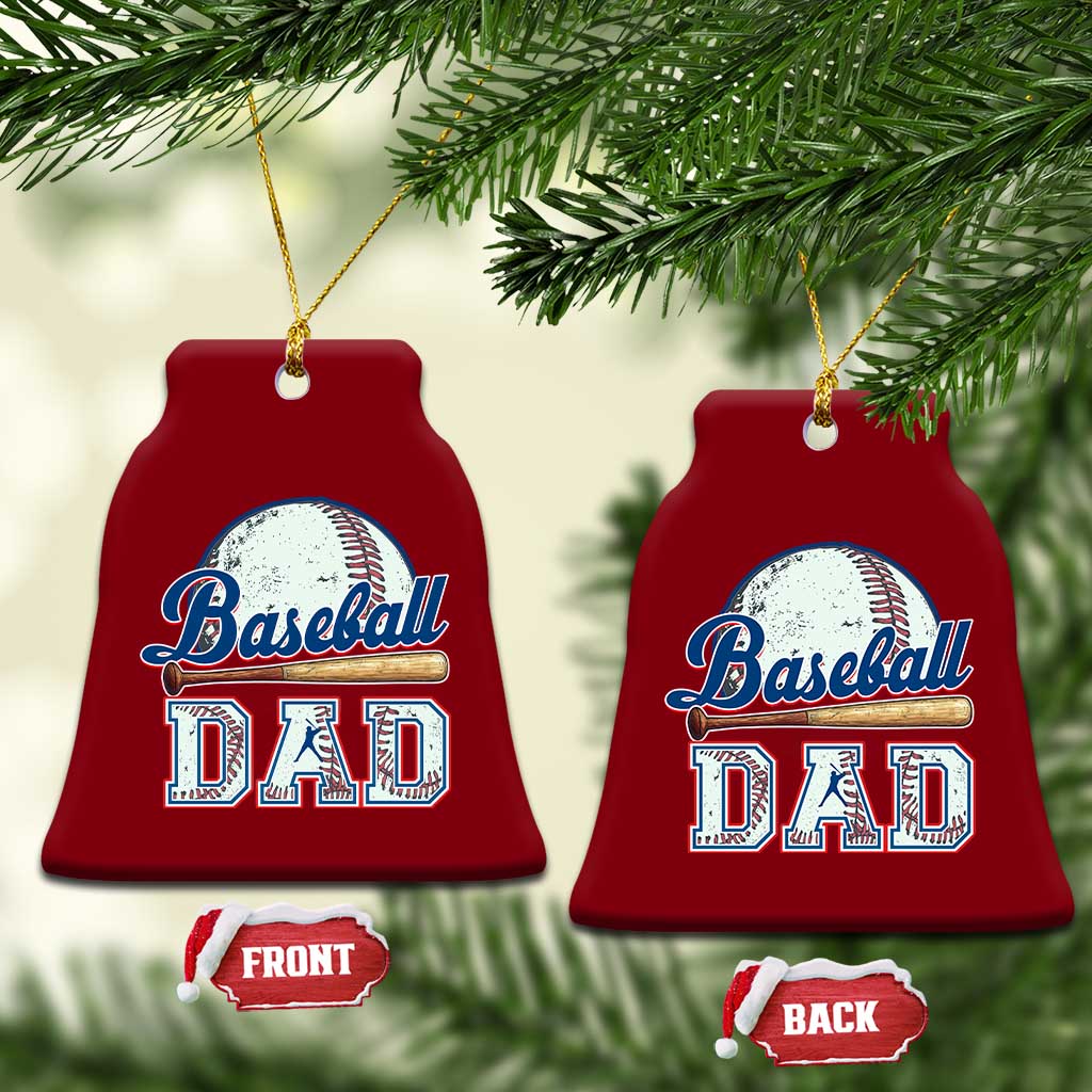 Baseball Dad Ceramic Ornament Baseball Sport Lovers For Father's Day - Wonder Print Shop