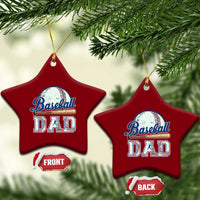 Baseball Dad Ceramic Ornament Baseball Sport Lovers For Father's Day - Wonder Print Shop