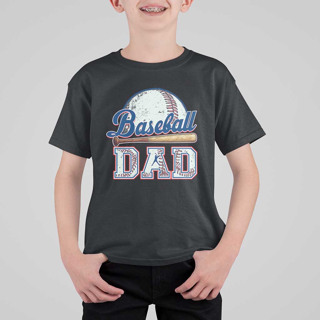 Baseball Dad T Shirt For Kid Baseball Sport Lovers For Father's Day