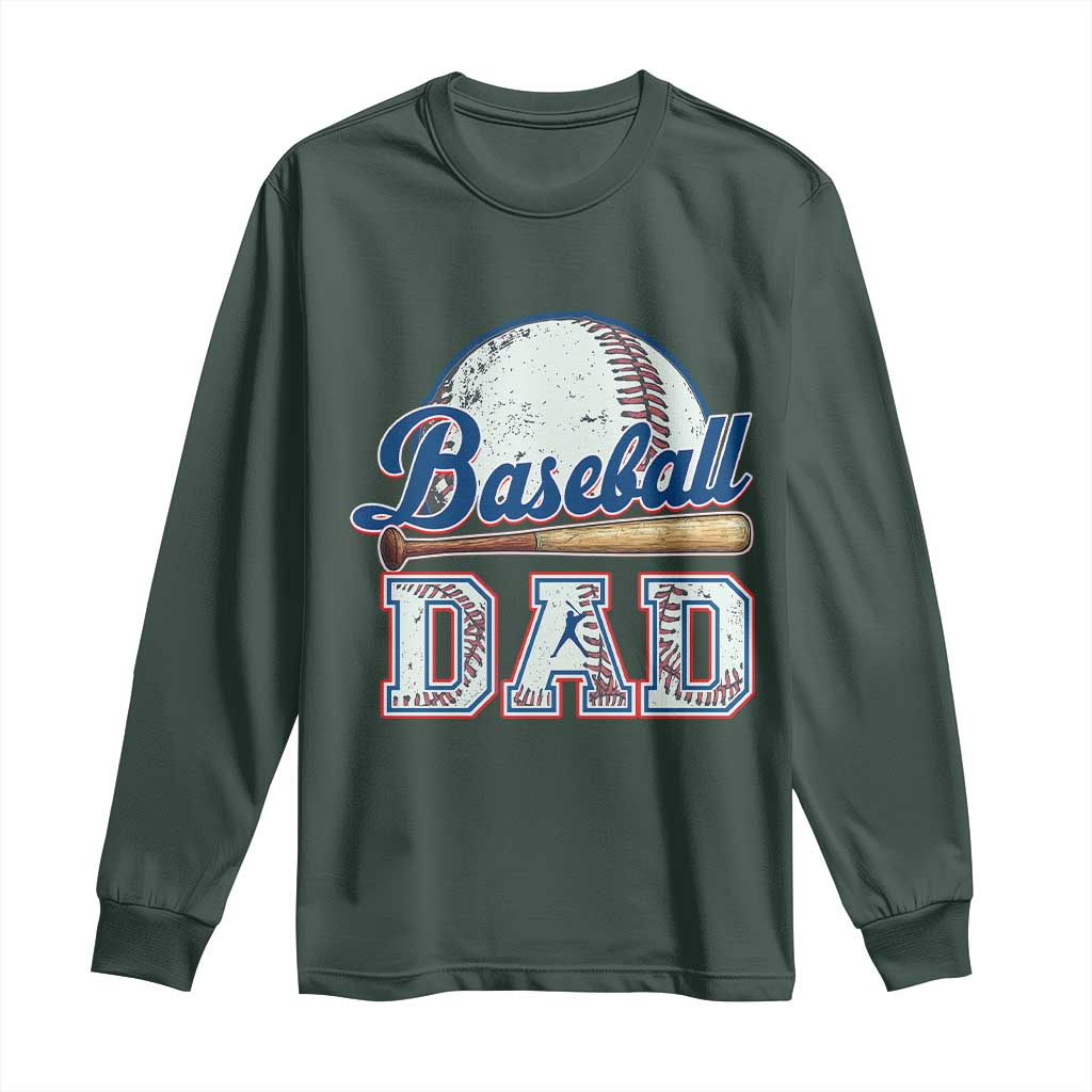 Baseball Dad Long Sleeve Shirt Baseball Sport Lovers For Father's Day