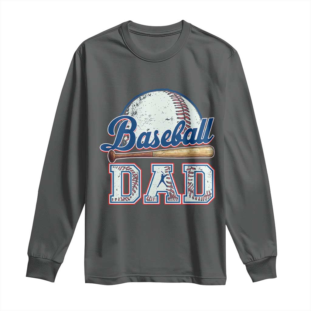Baseball Dad Long Sleeve Shirt Baseball Sport Lovers For Father's Day