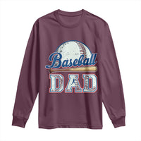 Baseball Dad Long Sleeve Shirt Baseball Sport Lovers For Father's Day