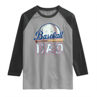 Baseball Dad Raglan Shirt Baseball Sport Lovers For Father's Day