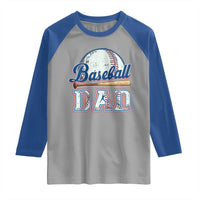 Baseball Dad Raglan Shirt Baseball Sport Lovers For Father's Day