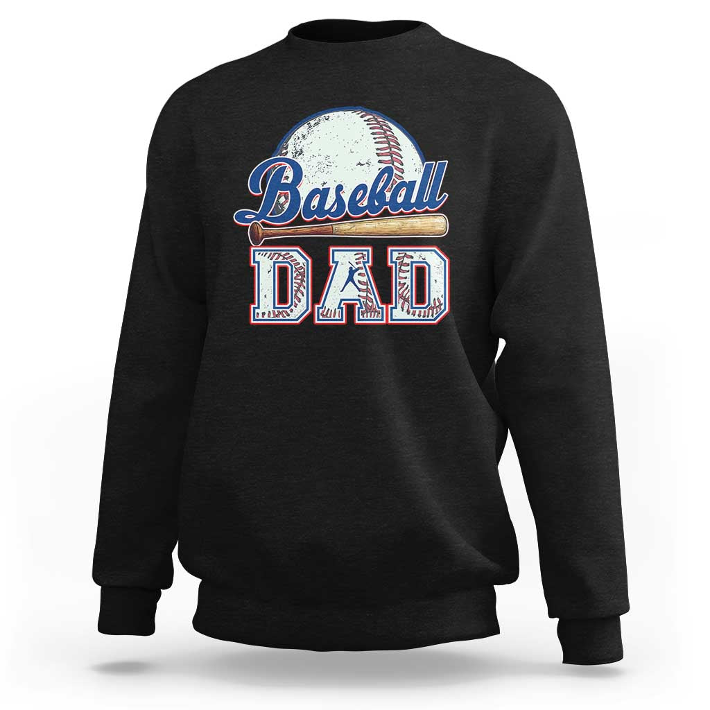 Baseball Dad Sweatshirt Baseball Sport Lovers For Father's Day