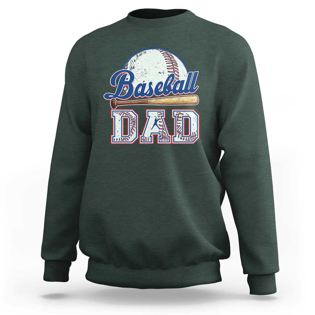 Baseball Dad Sweatshirt Baseball Sport Lovers For Father's Day