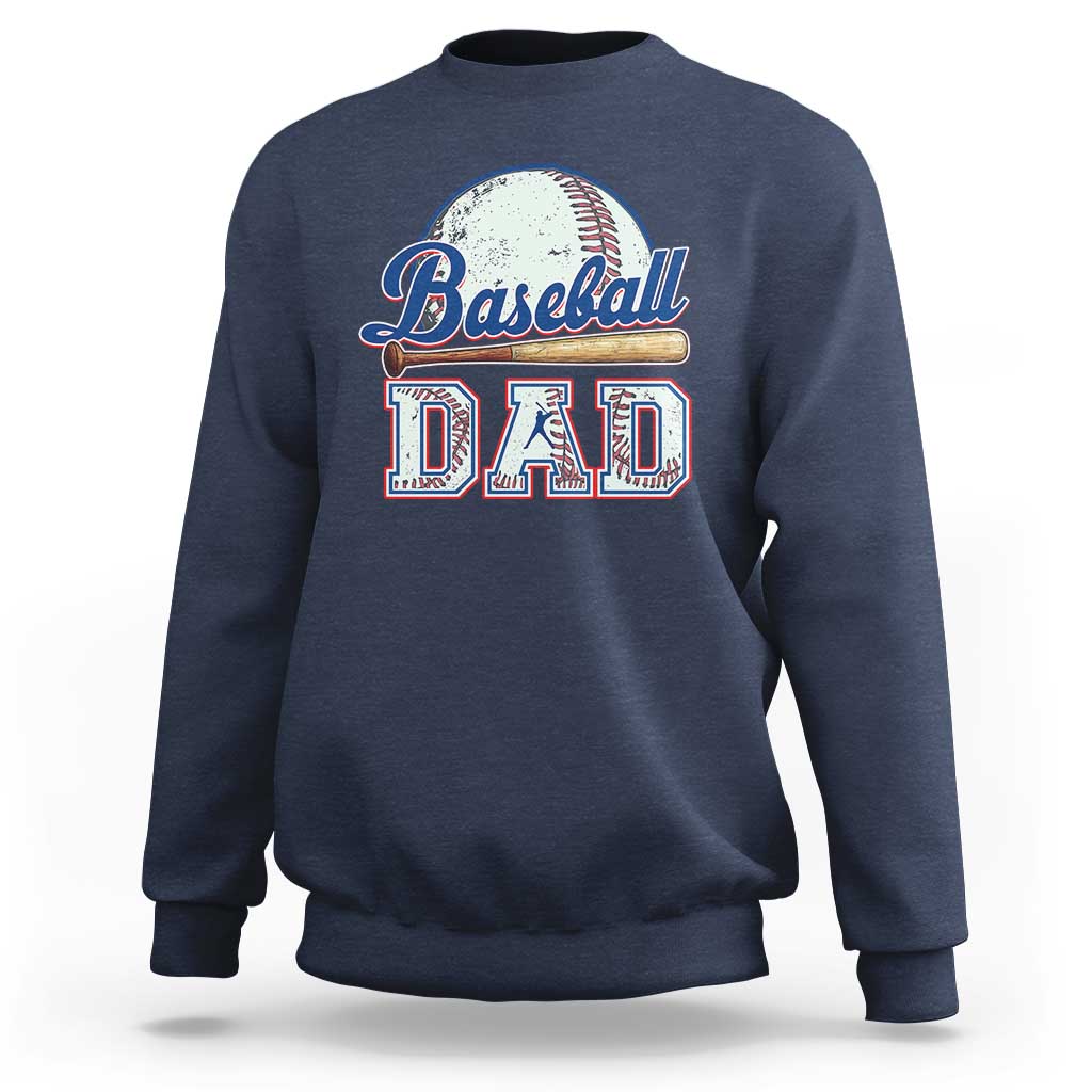 Baseball Dad Sweatshirt Baseball Sport Lovers For Father's Day
