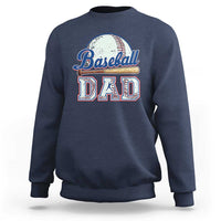 Baseball Dad Sweatshirt Baseball Sport Lovers For Father's Day