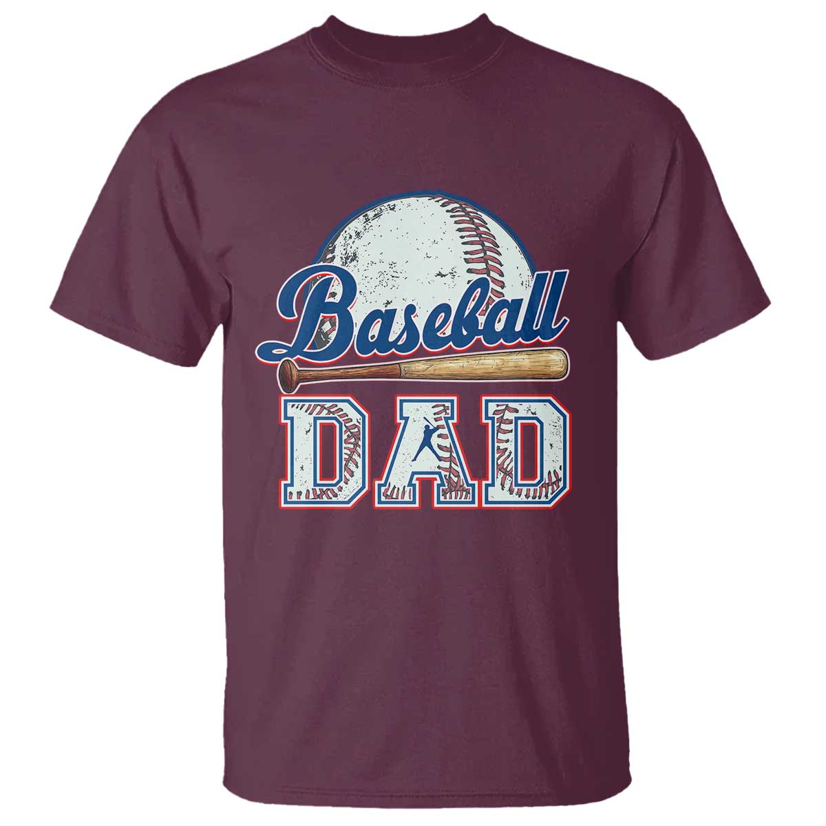 Baseball Dad T Shirt Baseball Sport Lovers For Father's Day